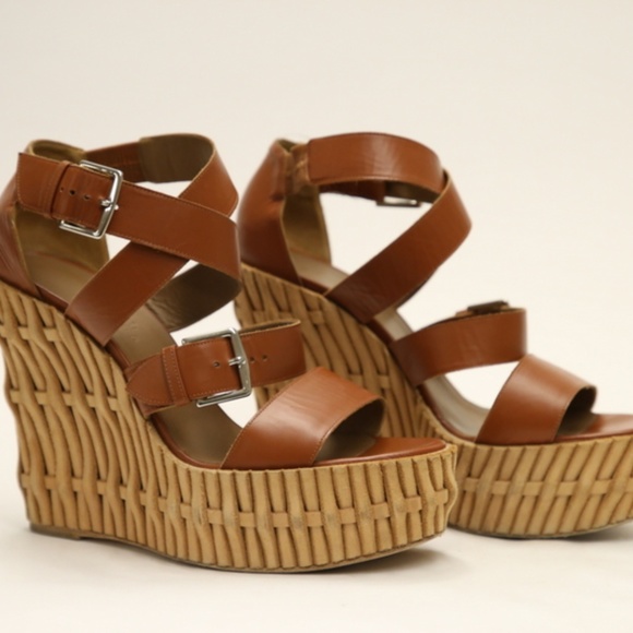 Hermes Shoes - Hermes Celeste Wedge Sandal